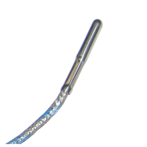 TERMOCOPPIA J - Materiale capsula acciao AISI 316 - Lunghezza capsula 35 mm - Diametro capsula 4 mm - Lunghezza cavo 88 cm
