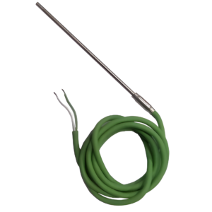 TERMOCOPPIA TCK CON CAVO IN SILICONE - Materiale capsula Incoloy - Lunghezza capsula 110 mm - Diametro capsula 3 mm - Lunghezza cavo 120 cm