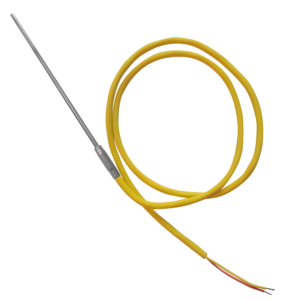 TERMOCOPPIA TCK CON CAVO IN SILICONE - Materiale capsula Incoloy - Lunghezza capsula 110 mm - Diametro capsula 3 mm - Lunghezza cavo 200 cm