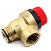 VALVOLA DI SICUREZZA ATTACCO RAPIDO INNESTO 1/2" M - 3 bar - ARISTON 573172 - BAXI 009950640 - HERMANN SAUNIER DUVAL 10674 - ITALTHERMO 255000001 - VAILLANT 00200418367