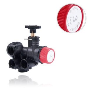 KIT VALVOLA DI SICUREZZA 3 bar CON RUBINETTO DI CARICO CHAFFOTEAUX et MAURY 61400159
